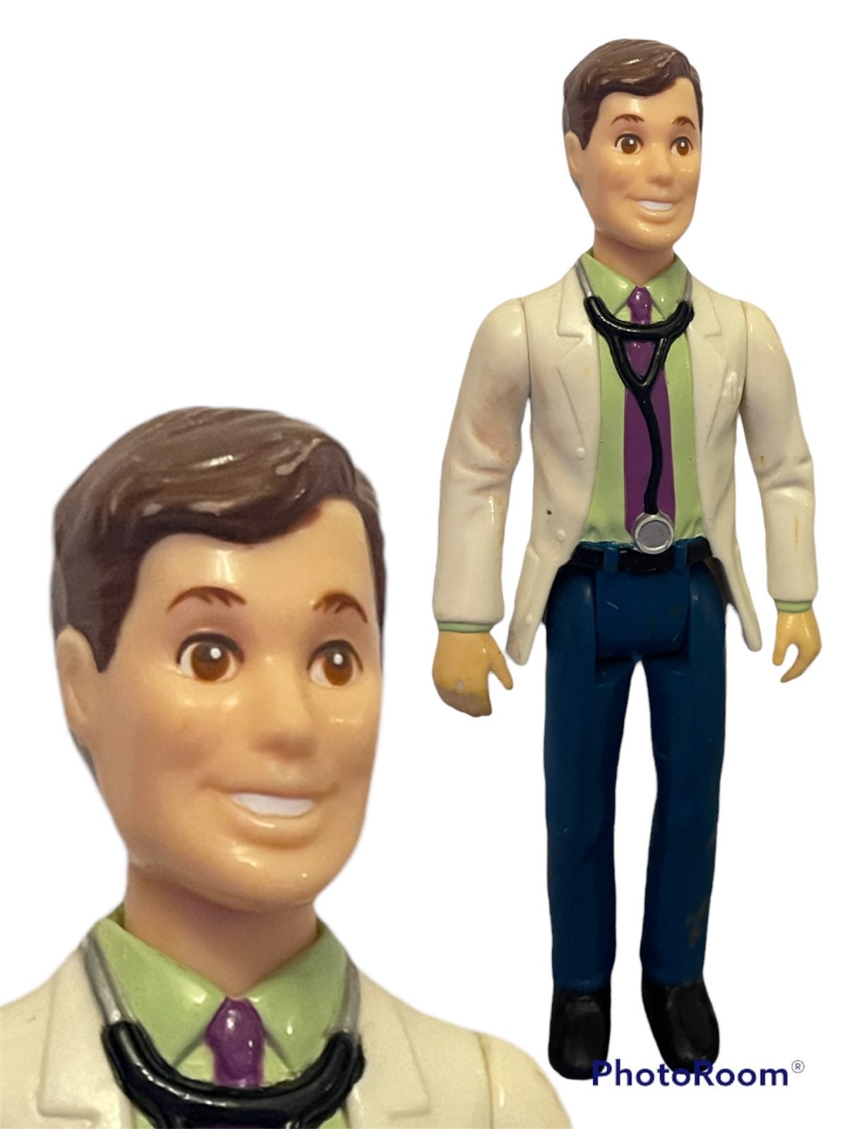 Figure hasboro male man doctor loving family dollhouse