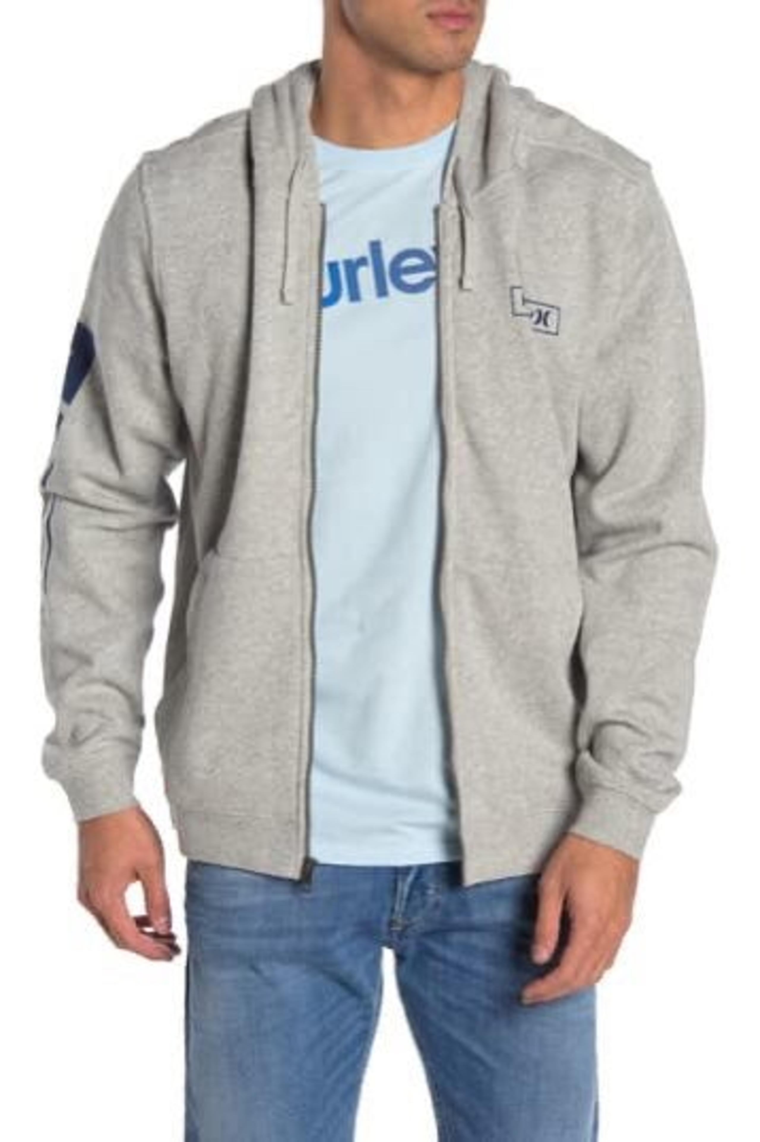 Hurley mens zip jacket