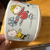 Charlie Brown Snoopy Peanuts Plastic Tupperware Bowl