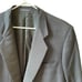 GIANFRANCO FERRE WOOL BLEND BLACK SINGLE BUTTON TUXEDO SUIT JACKET PANTS