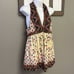 Free People Sleeveless Collared Boho Flowy Key Hole Tank V-Neck Tunic- Medium