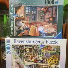 Ravensburger Gardener's Paradise 2000, Ravensburger The Cozy Shed 1000