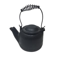 Miniature Griswold Cast Iron Tea Kettle Pot - Excellent Condition!