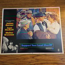 Theater Lobby Card - Support Your Local Sheriff