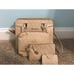 Women's Fashion Handbags Tote Shoulder Bag Top Handle Purse Set 4pcs - Gold