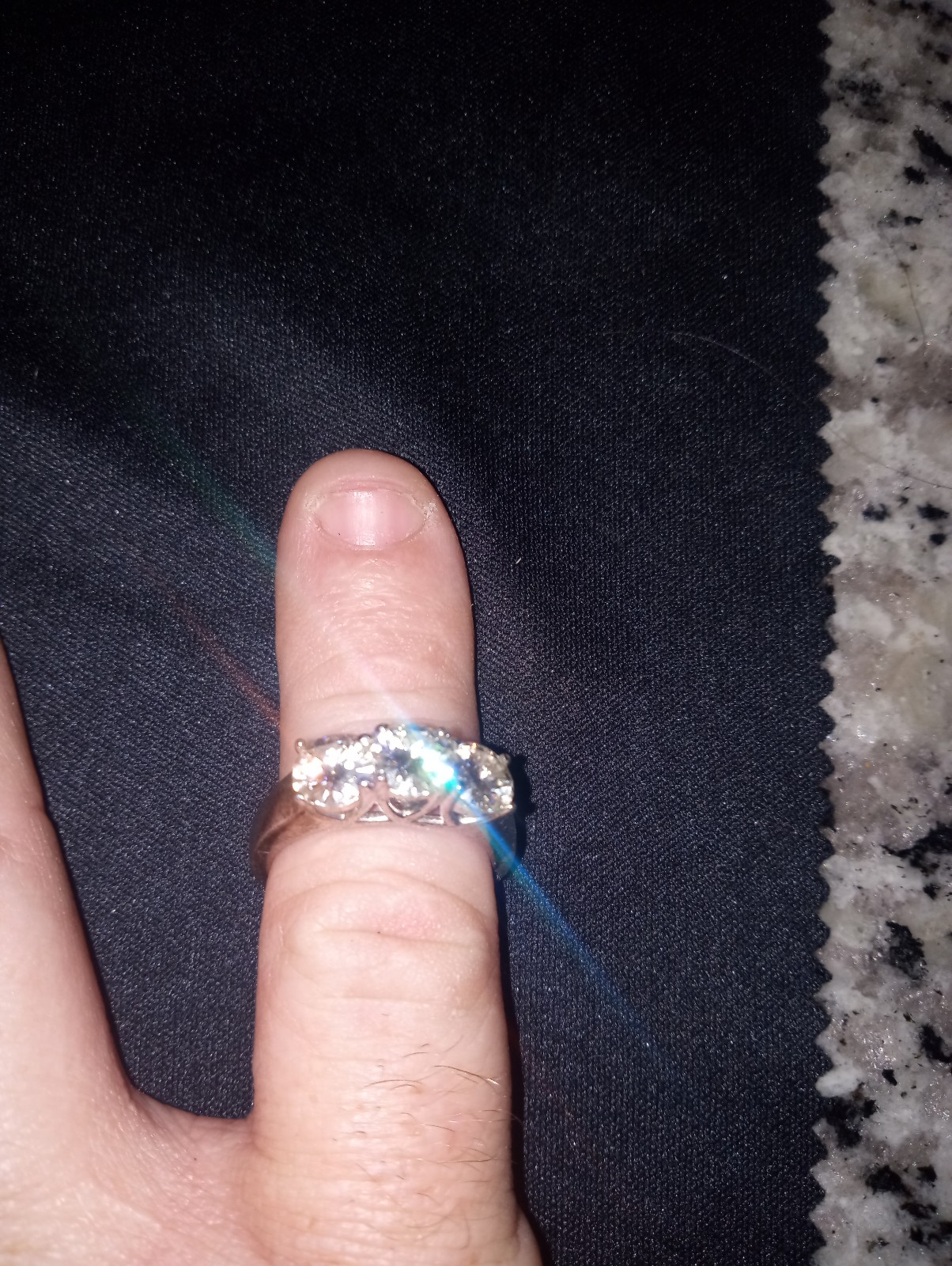 moissanite Ring size 7