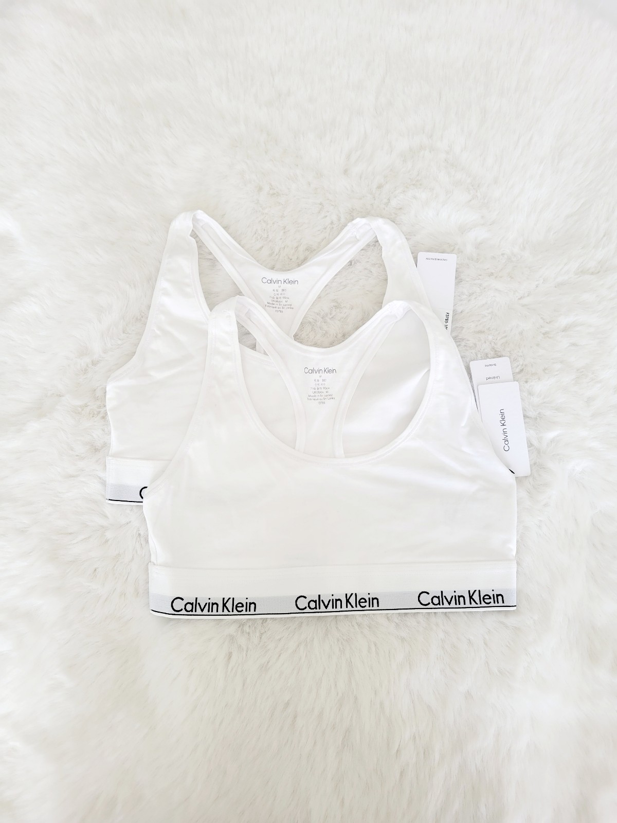CALVIN KLEIN BRAND NEW SET OF TWO BRALETTE SIZE M