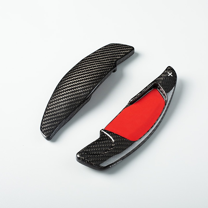New BMW G20 G30 G22 G05 F90 Real Carbon Fiber Steering Wheel Paddle Shifter
