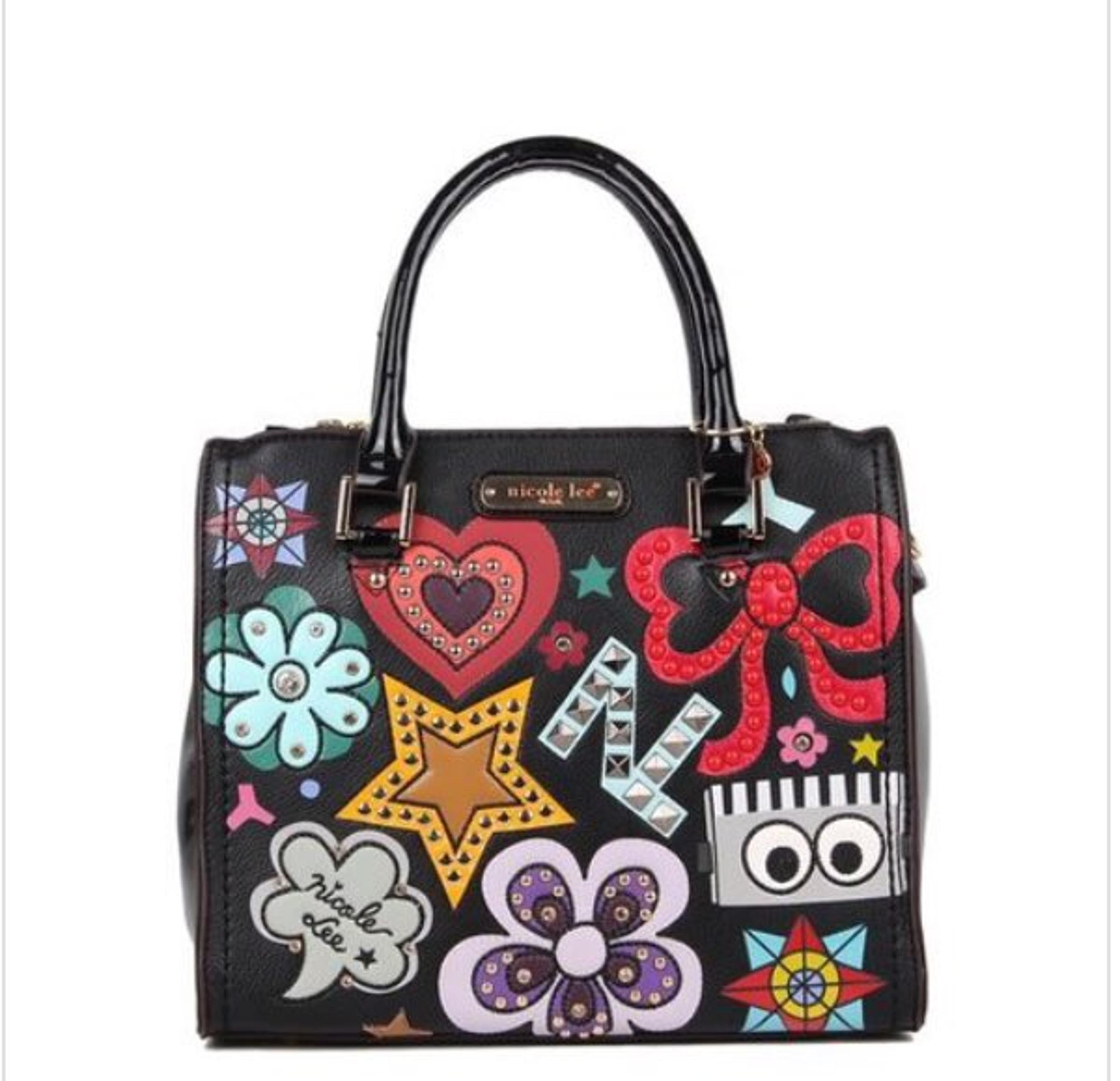 COTY SIGNATURE POP ART SATCHEL BAG