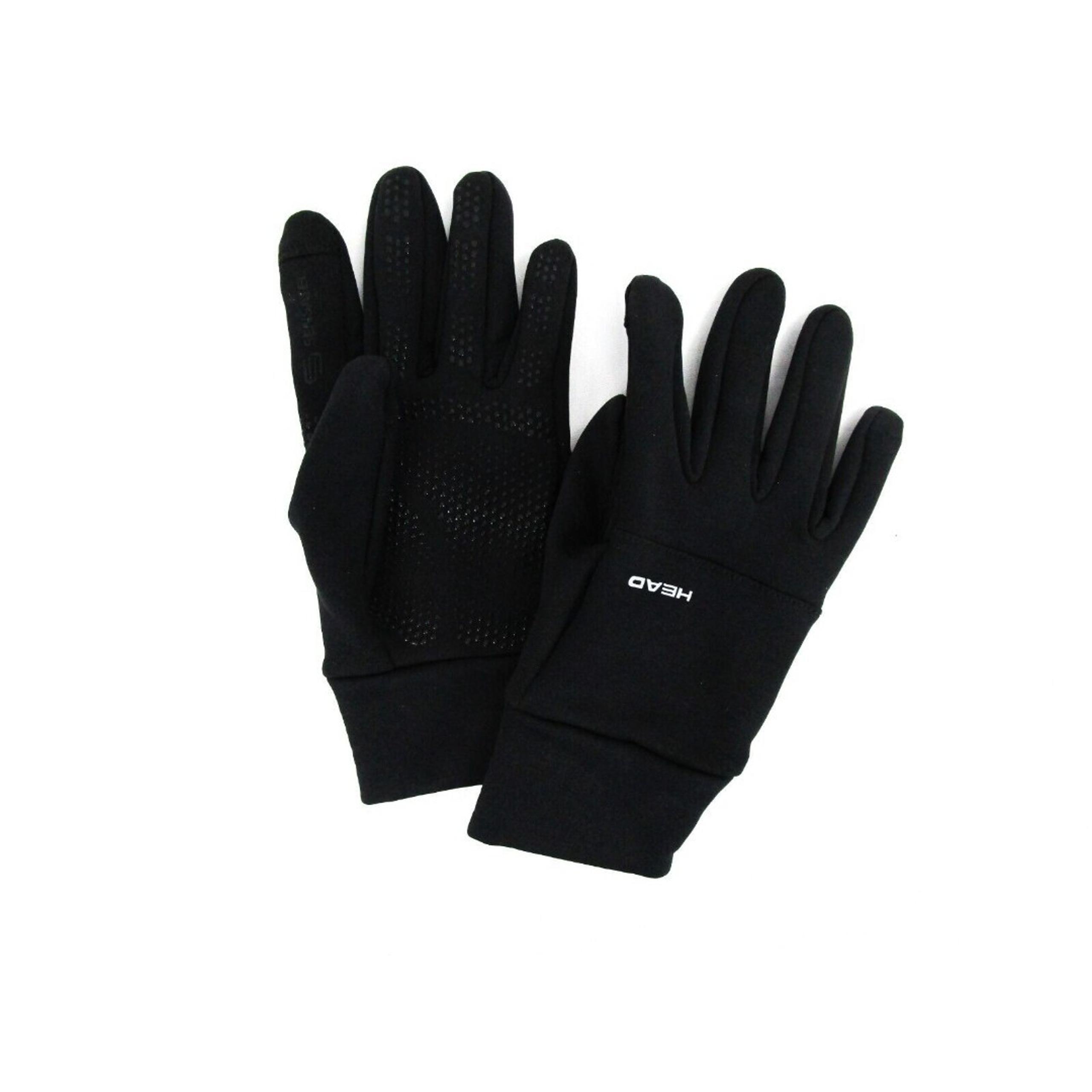 HEAD Men’s Ultrafit Touchscreen Friendly Running Gloves, Fitted w 4-Way Stretch