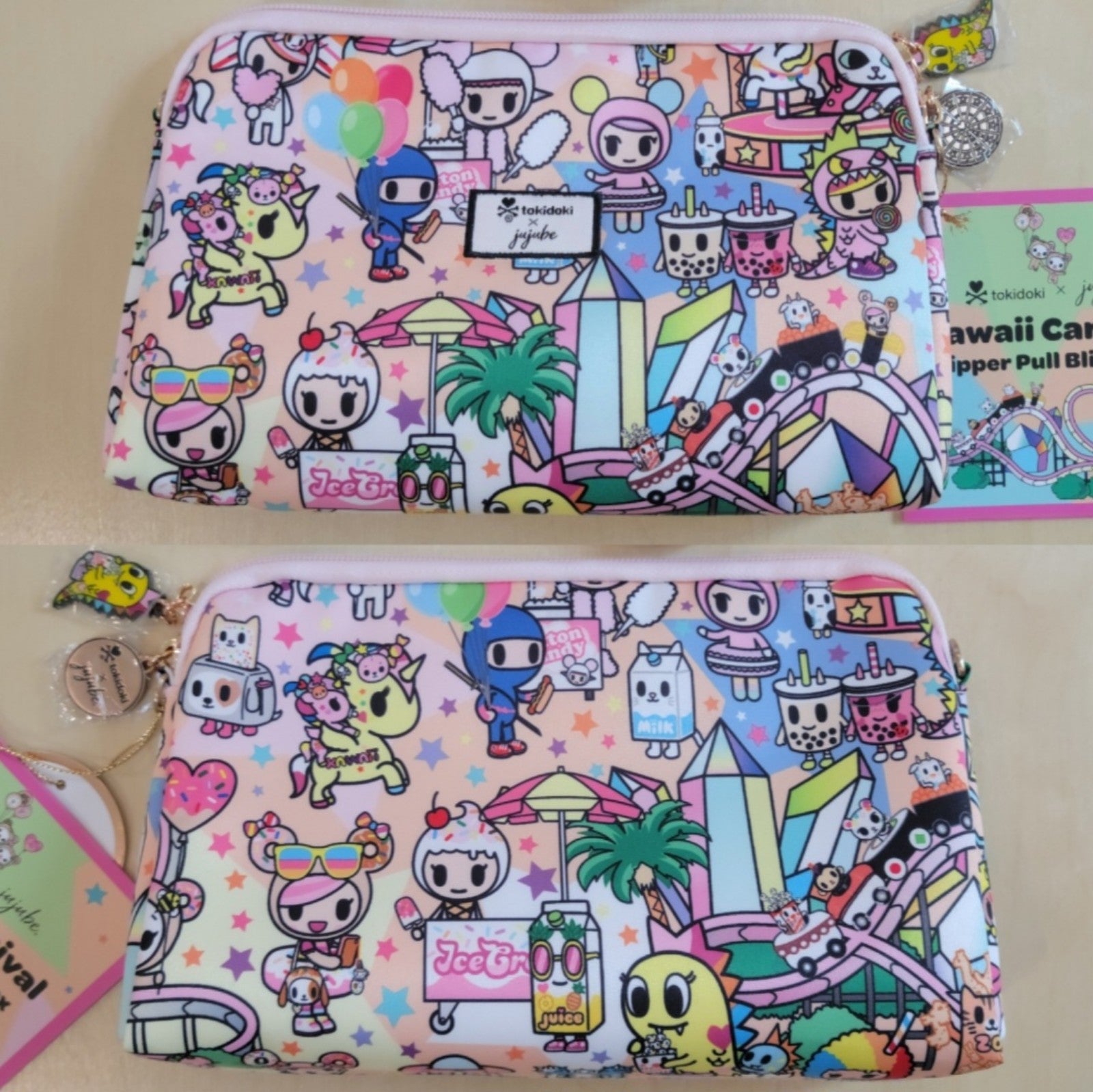 Jujube Tokidoki Kawaii Carnival Large Set Piece with Strap NWT
