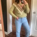 Vintage Mock neck 100% wool pullover Sweater. Size S