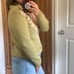 Vintage Mock neck 100% wool pullover Sweater. Size S