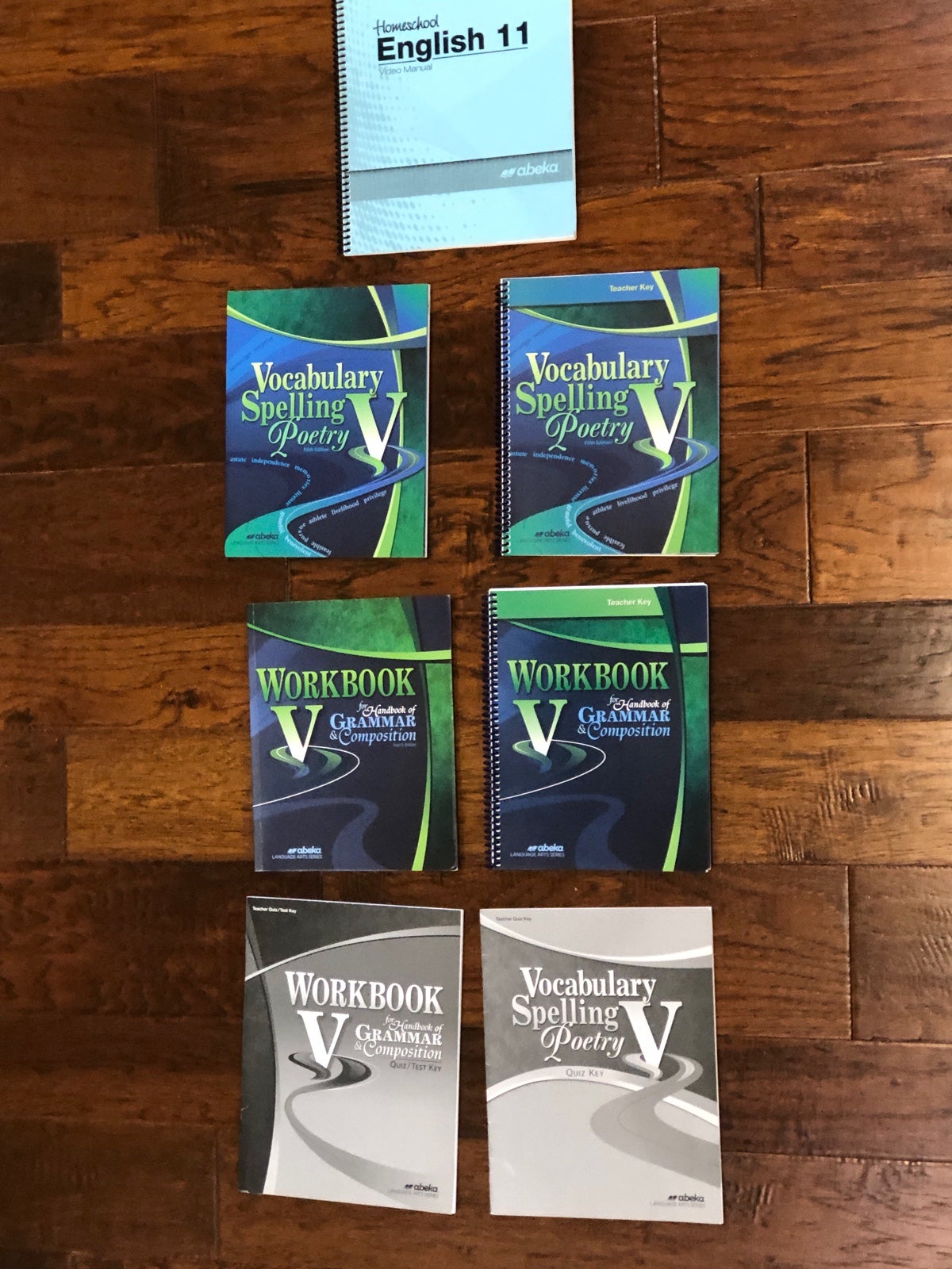 Abeka Grammar Composition Vocab Spelling Poetry Book Lot