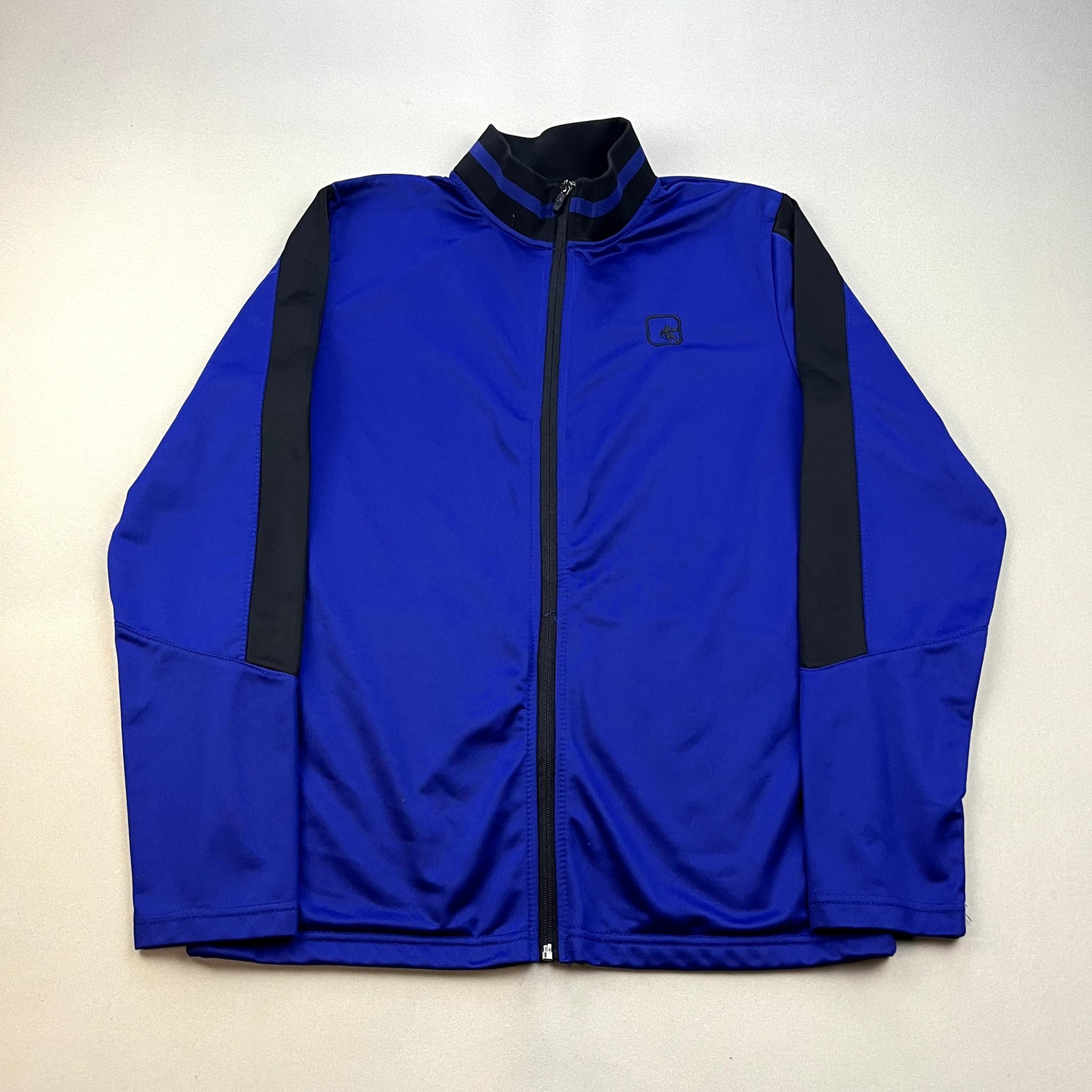 Vintage And1 Track Jacket Mens Small Blue Black Basketball Athletic Full Zip y2k