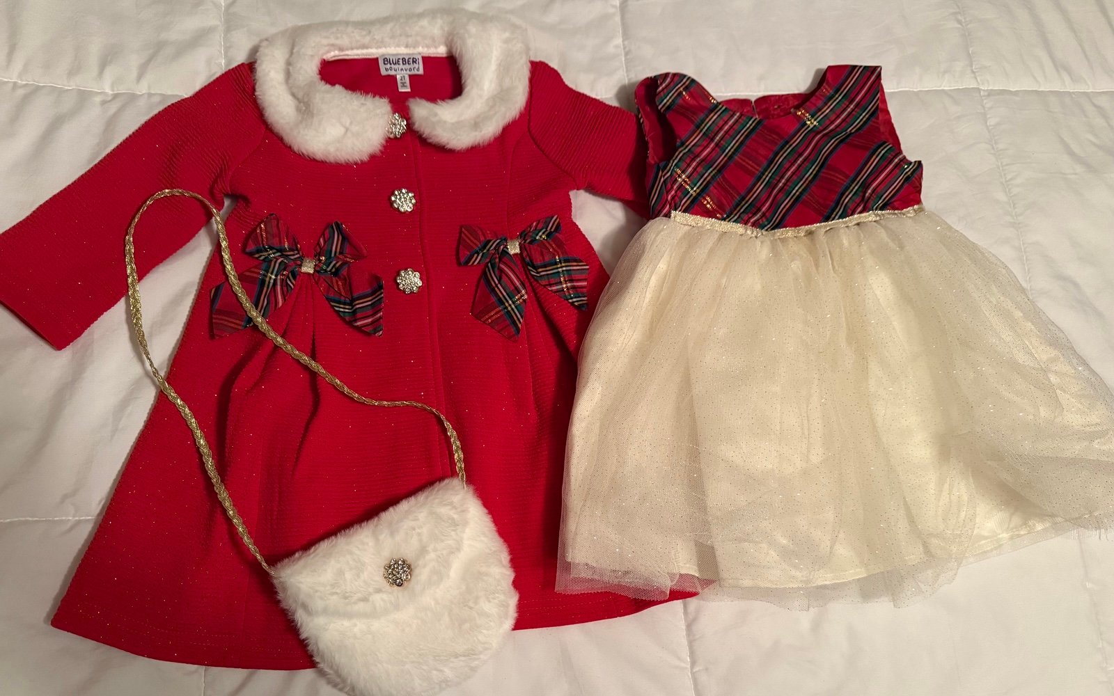 Toddler Girl Christmas Dress Bundle 18M- 2T