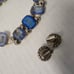 Vintage crystal choker with matching earrings