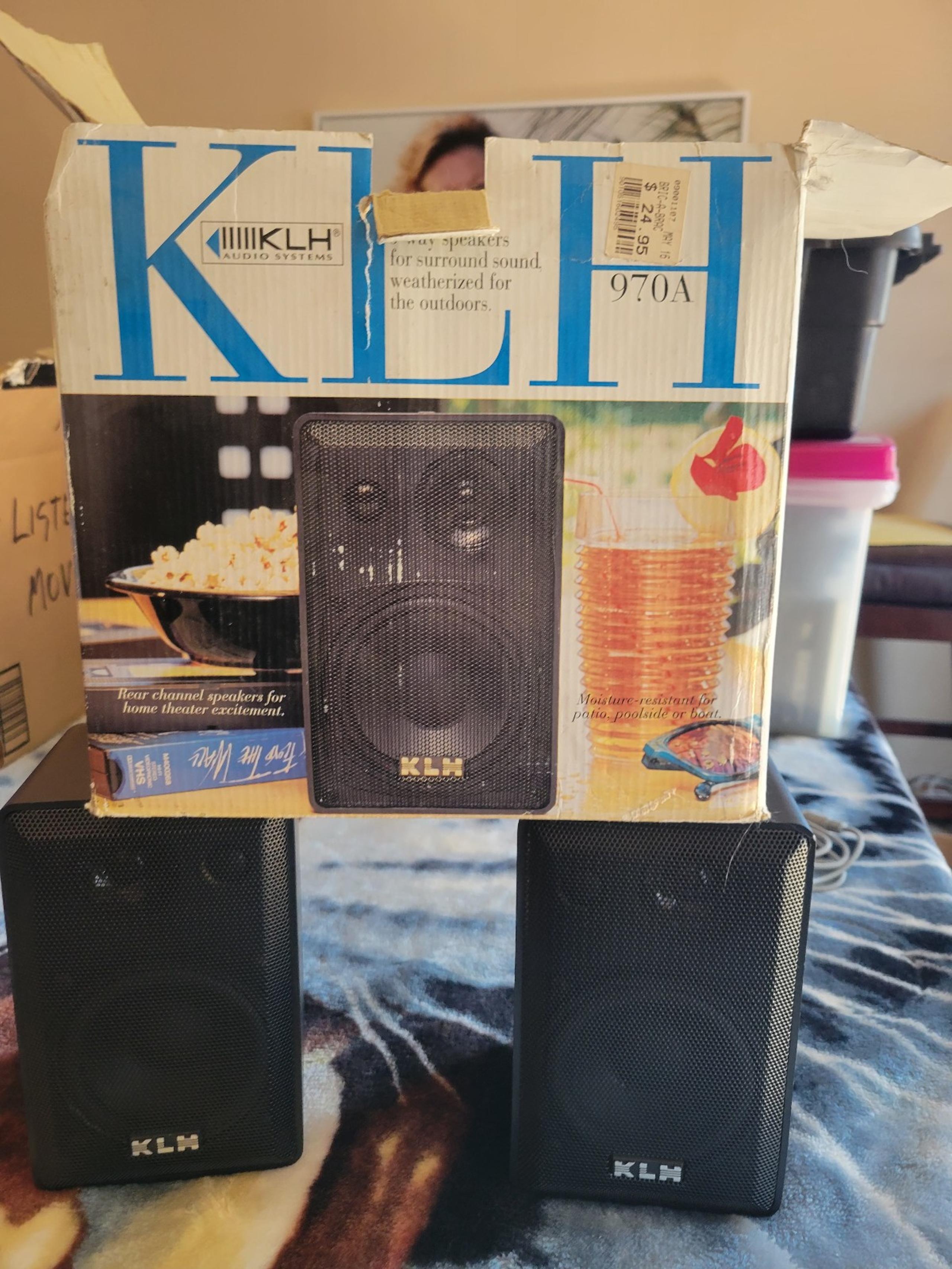 KLH Indoor/Outdoor Speakers