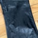 Ralph Ralph Lauren black leather studded Y2K flare pants