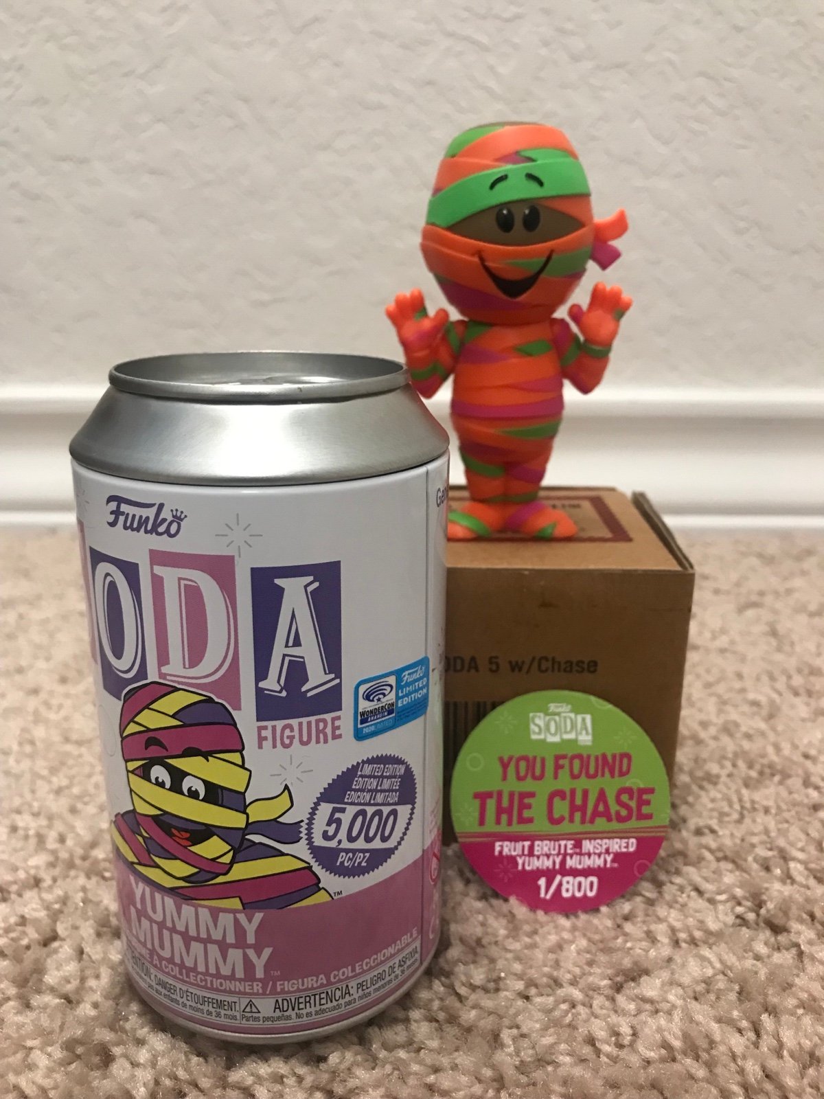 Yummy Mummy Funko Soda Chase limited to only 1/800 2020 Wondercon