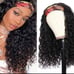 14 inch Human Hair Water Wave Headband W
