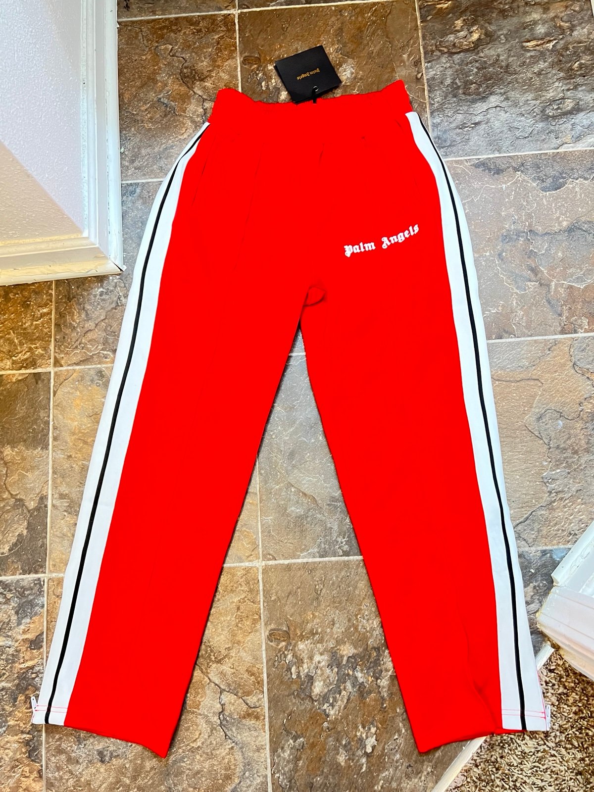 Palm Angels “Red” Terry Track Pants