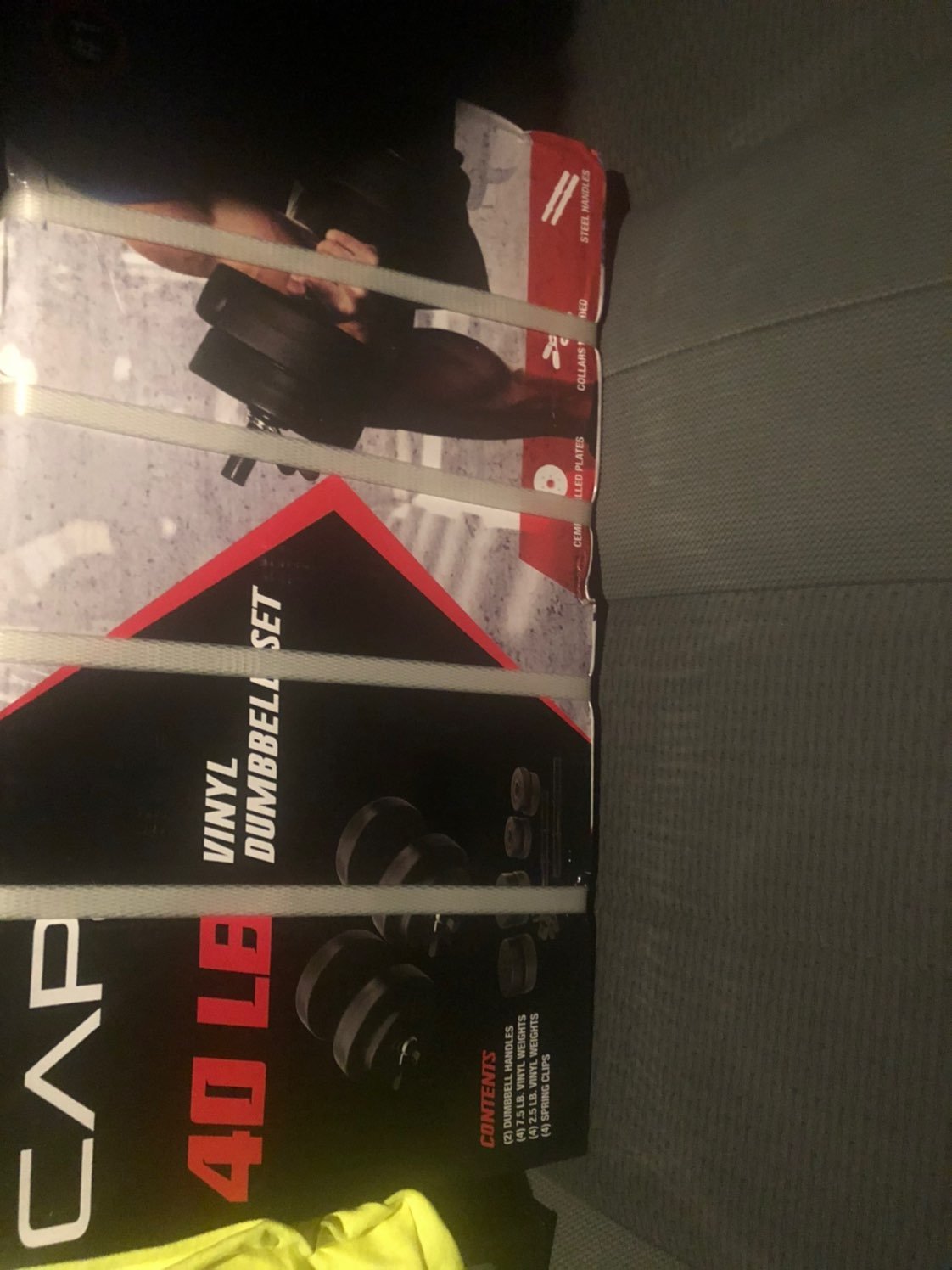 40lb vinyl dumbell set