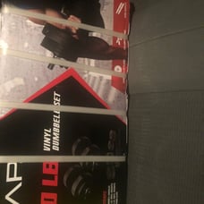 40lb vinyl dumbell set