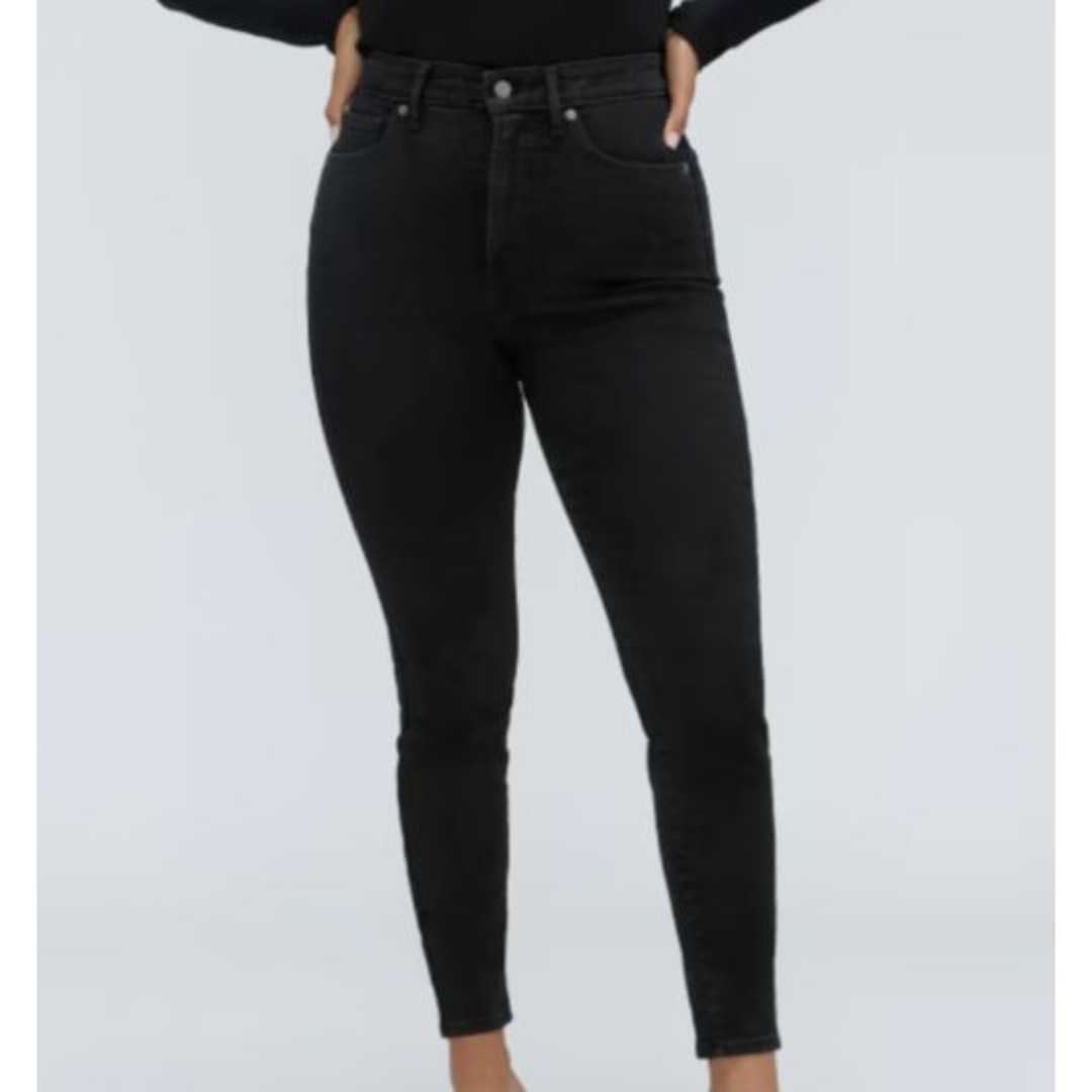 Everlane Women's Jeans The Curvy Way High Skinny Crop Jean in Ash Black Size 26