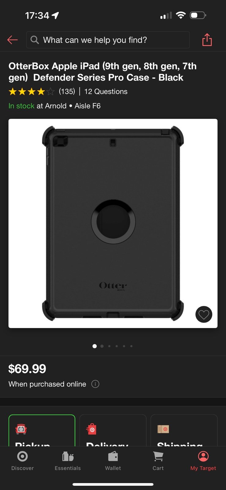 Otterbox case for Apple iPad