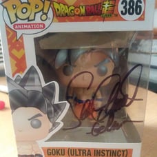 Signed Funko Pop Super Saiyan