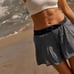 NWOT Free People Good Sport Skort Mini Skirt Relaxed High Rise Quick Dry S Chic