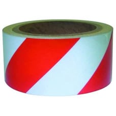 2 in. x 30 ft. Reflective Tape - Red, Silver Stripes Safety Gear