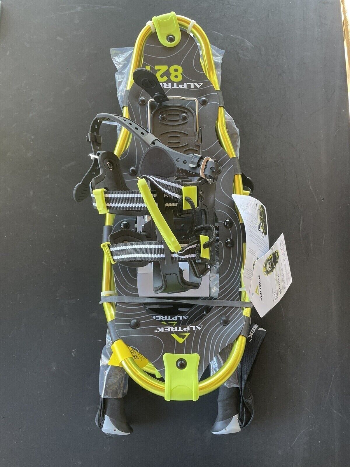 Alptrek 821 Snowshoes W/ Poles & Carrying Bag Up To 150 lbs Fun! Sporty!