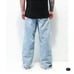 empyre loose fit light wash denim skate jeans