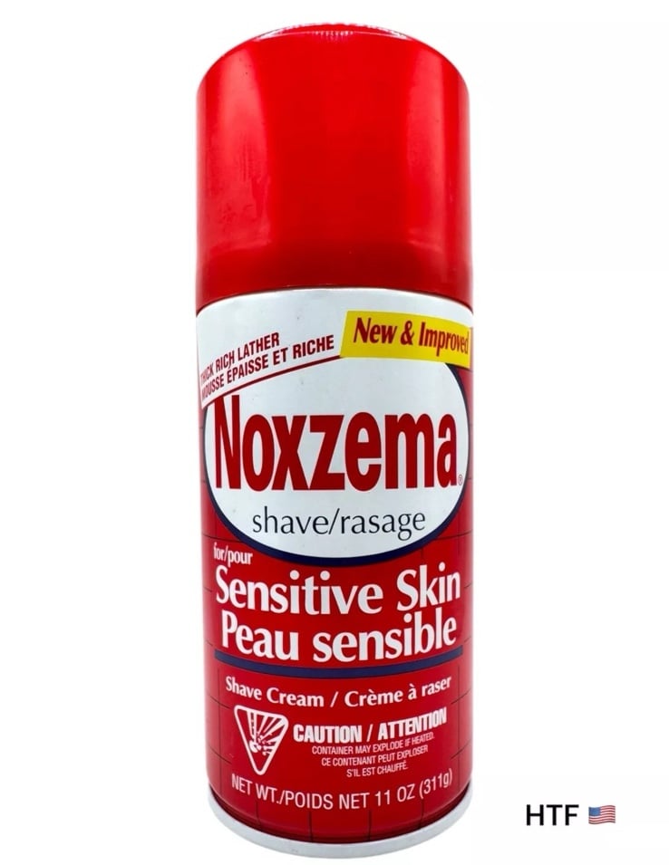 Noxzema Shave Cream for SENSITIVE Skin Thick Rich Lather Mousse 11oz New