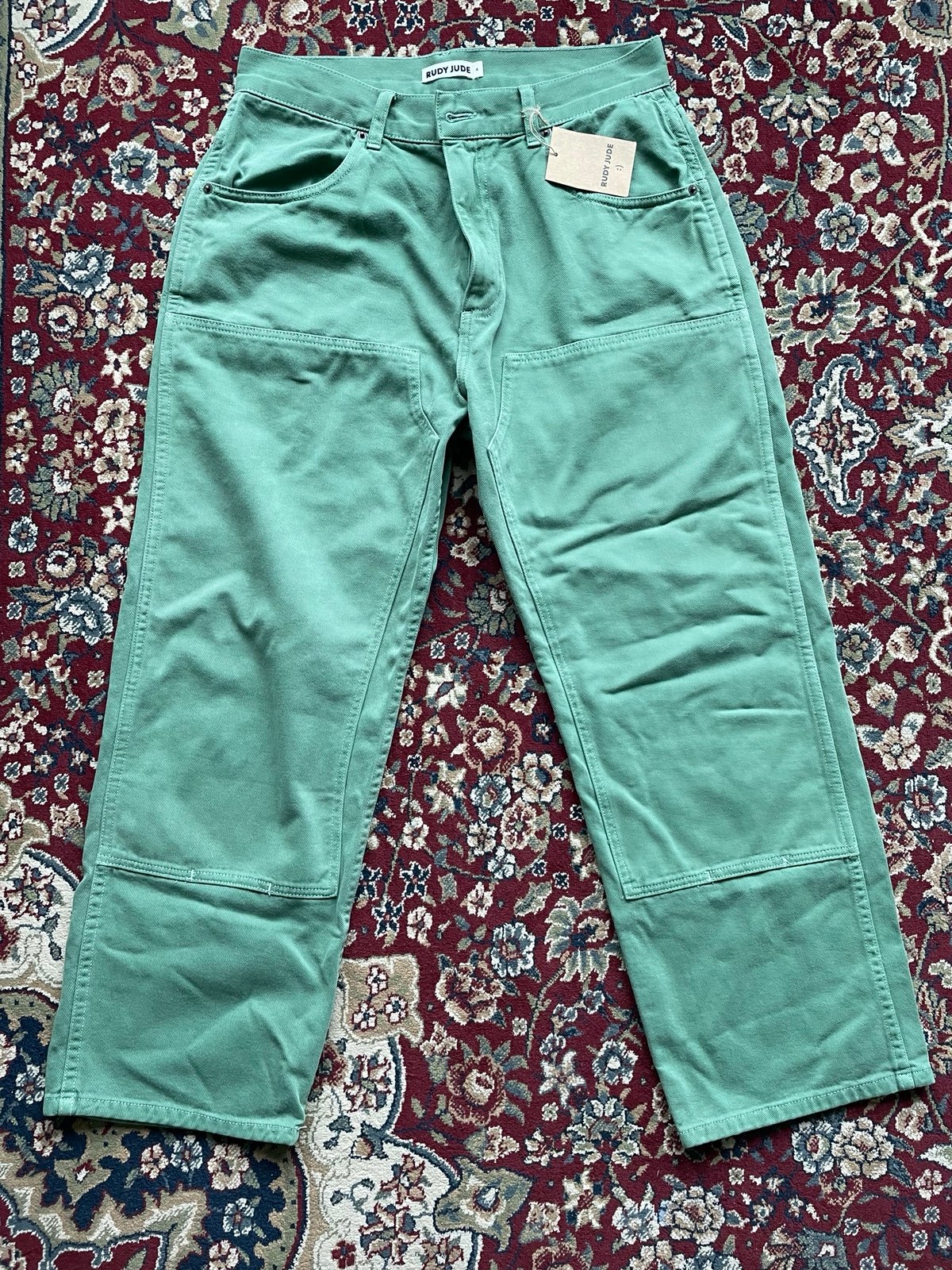 *New With Tag* Rudy Jude Utility Jean Size 4 Green Bean