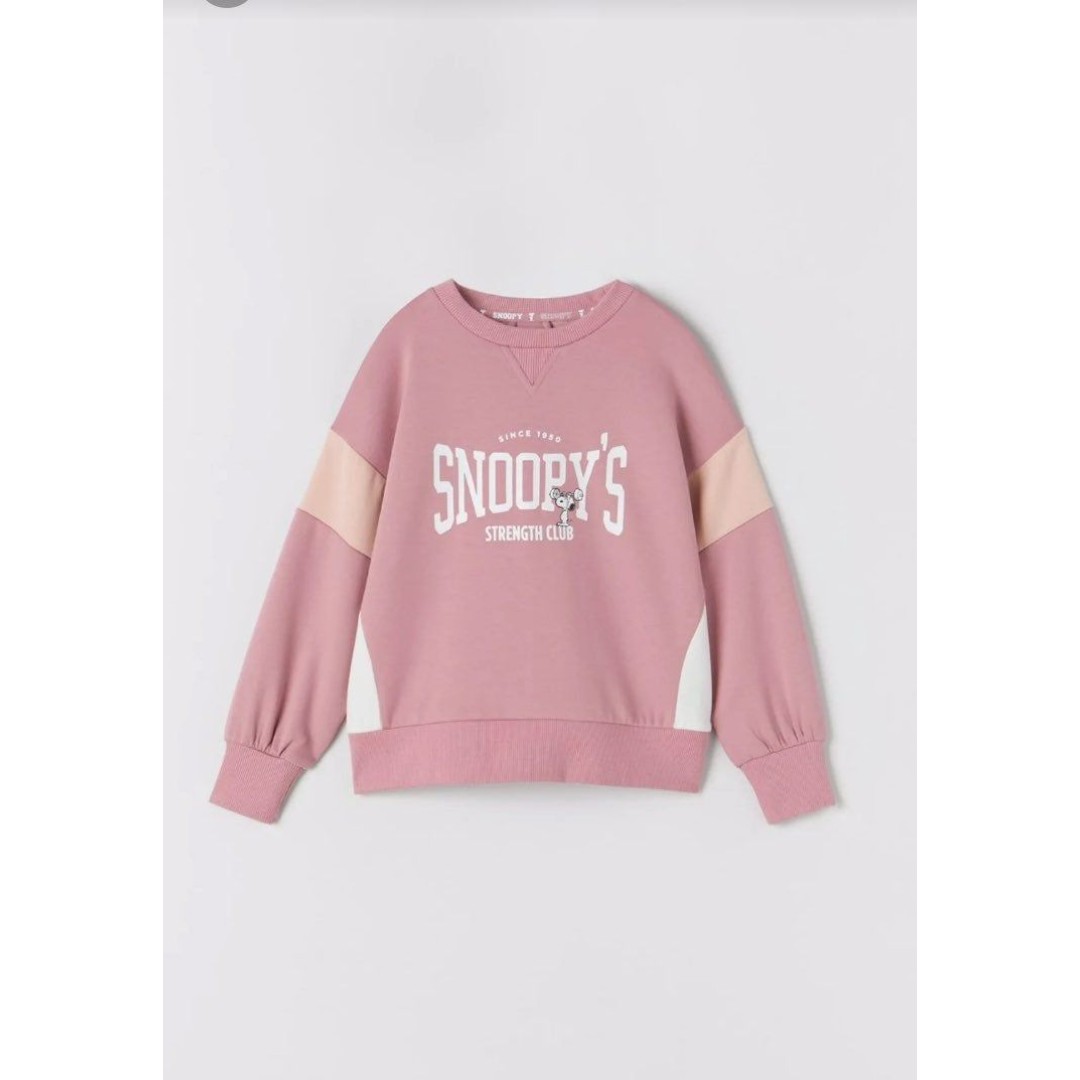 ZARA kids girls sporty Snoopy Peanuts sweatshirt 11-12 years