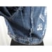 Women's Custom Denim Jacket Studded Travel Art Size Petite M