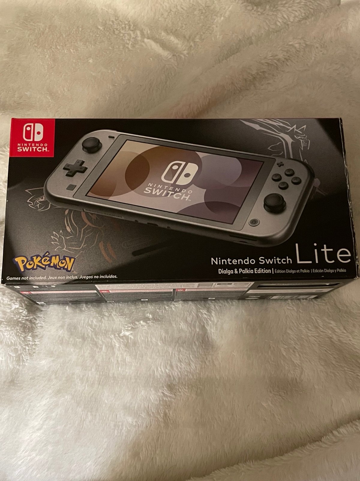 Nintendo Switch Lite Pokemon Dialga & Palkia Edition Complete Read Desc