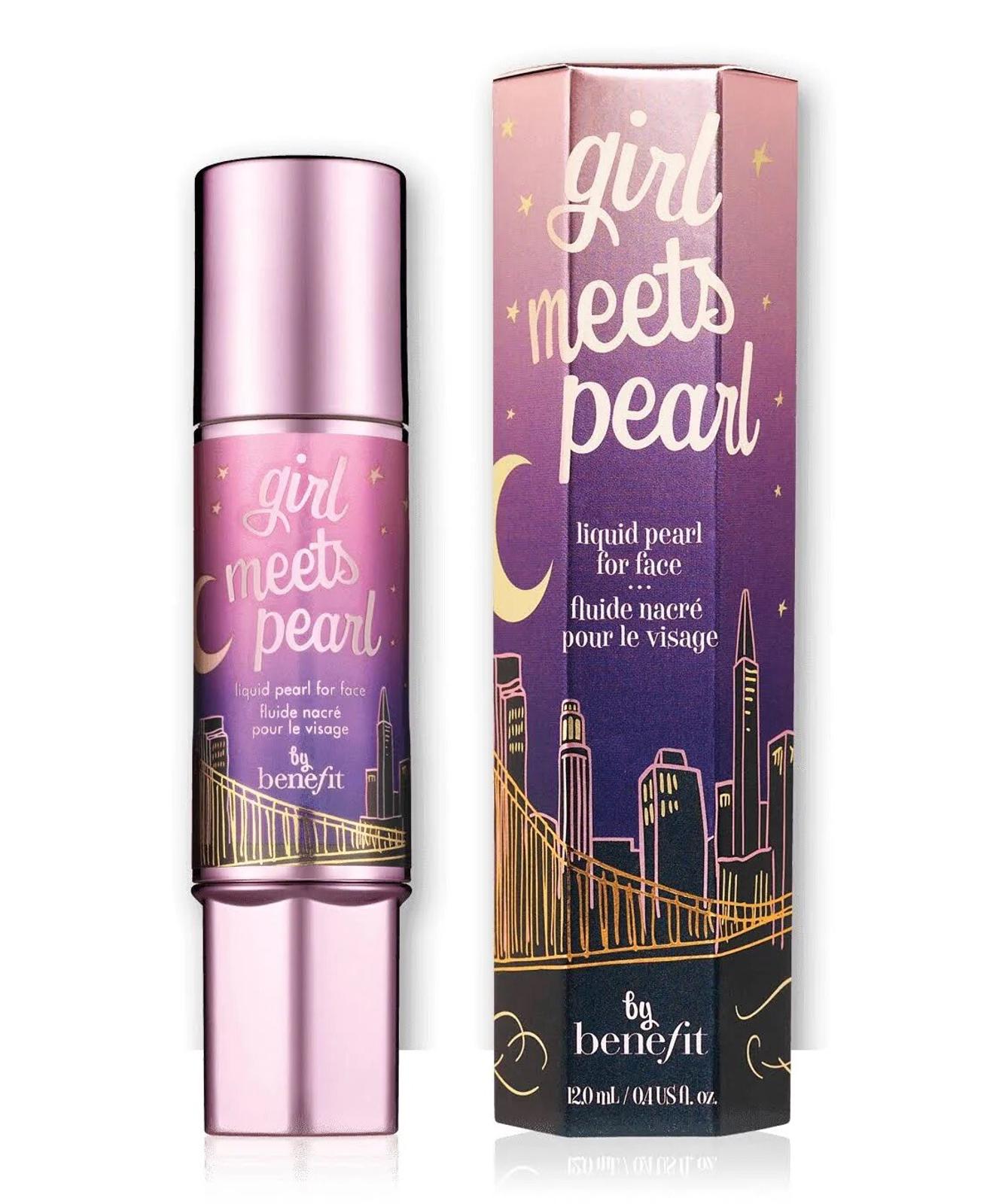 Benefit Girl Meets Pearl Liquid Pearl For Face Golden Pink 0.4fl oz
