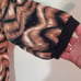 Karen Millen England cotton brown animal print silk scarf tie cardigan. S/M NWT