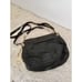 MICHAEL KORS Black Leather Messenger Bag Zip Fold Flap Pockets Gold Medallion