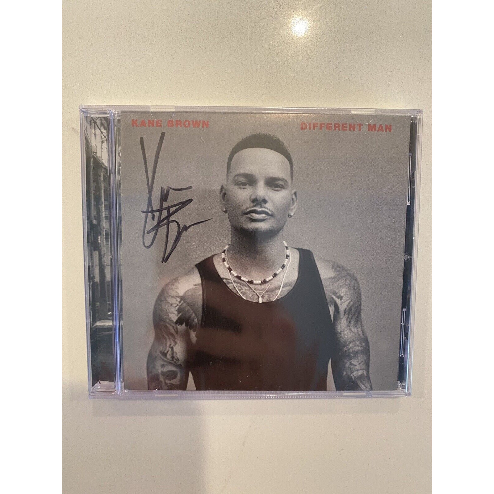 KANE BROWN SIGNED DIFFERENT MAN CD AUTOGRAPHED