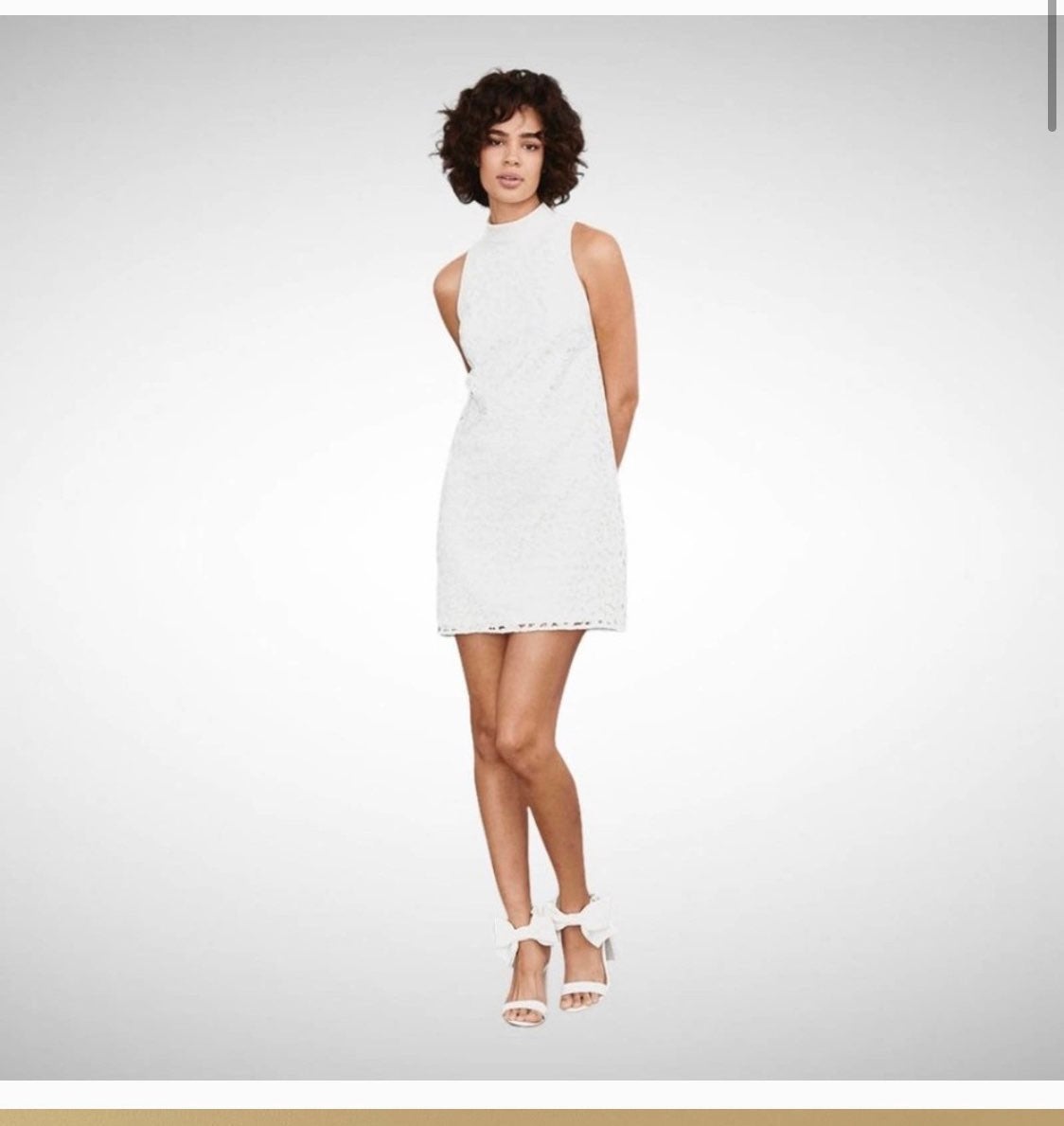 Amsale White Dress