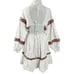 Chufy Bohemian Hari Cut Out Fit & Flare Mini Dress White Size Small Embroidered