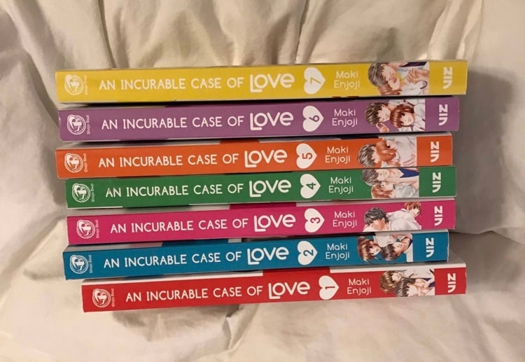 Incurable case love v1-7 manga complete