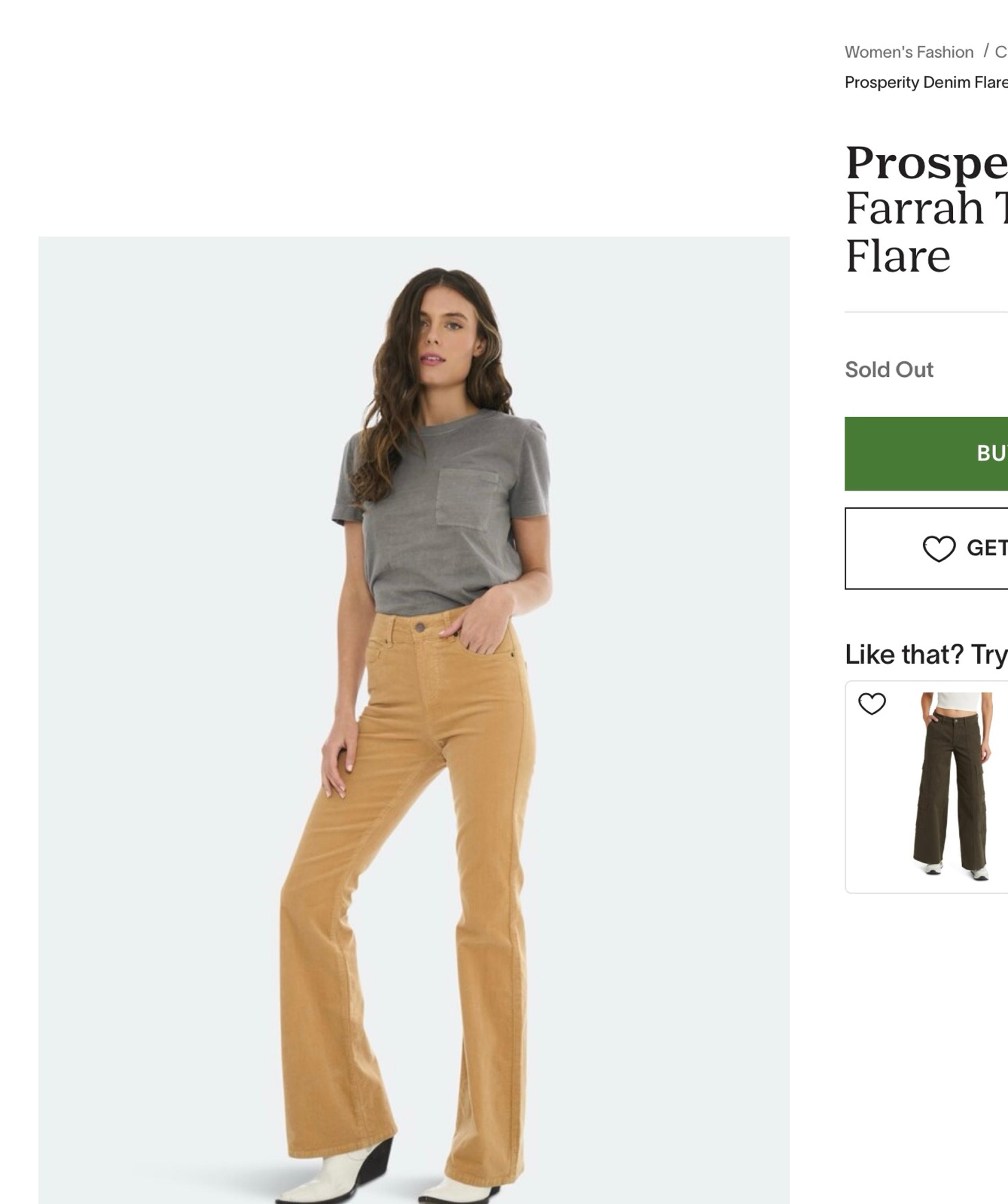 New Nordstrom prosperity denim flared pants
