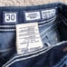 Miss Me Womens Boot Jeans size 30 Mid Rise Slim Boot Rhinestone Embellished Blue