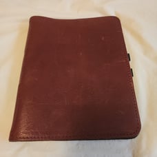 Roterfaden Taschenbegleiter WK_12 - A5 - Dark Brown Leather